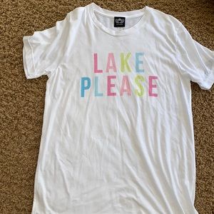 Lake Please tee shirt